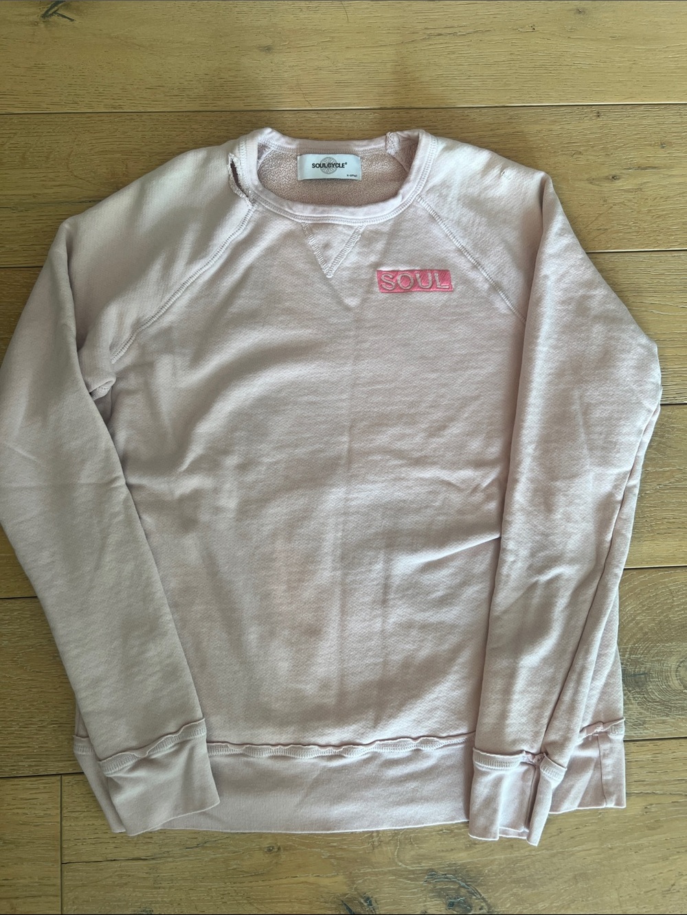 Rare Soulcycle Front Row Distressed Sweatshirt - Picture 2 of 4